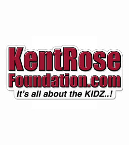 Kent Rose Foundation 1 7/8"h x 4"w Laminated Decal