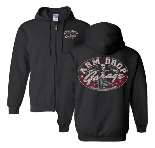Arm Drop Garage Full Zip Hooded Jacket