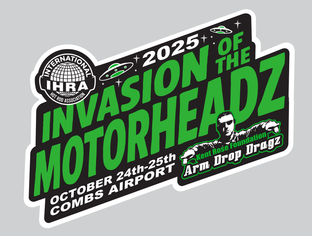 IHRA Invasion of the MotorHeadz Vinyl Decal